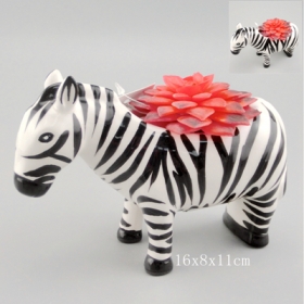 zebra zamatos pot mini kerámia edény
