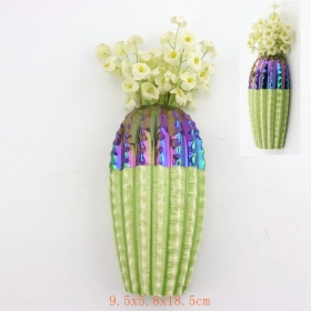 kerámia kaktusz fali díszítő váza