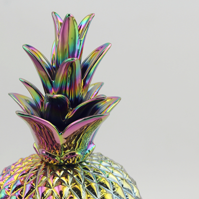 ceramic pineapple deco