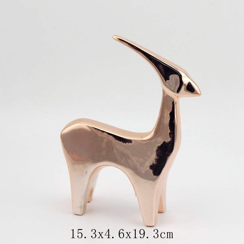 ceramic deer figurine