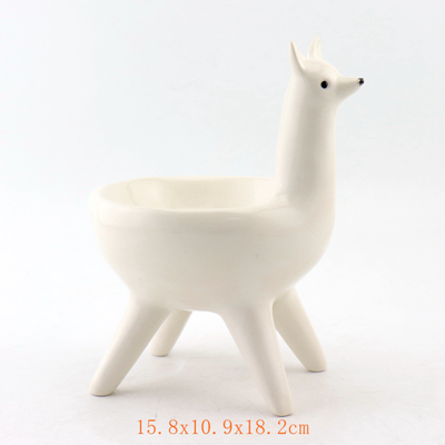 Custom Ceramic Llama Planter