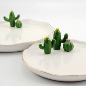dekoratív lemez kaktusz nagy