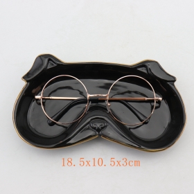 bulldog figurális szemüveg tálcatartók